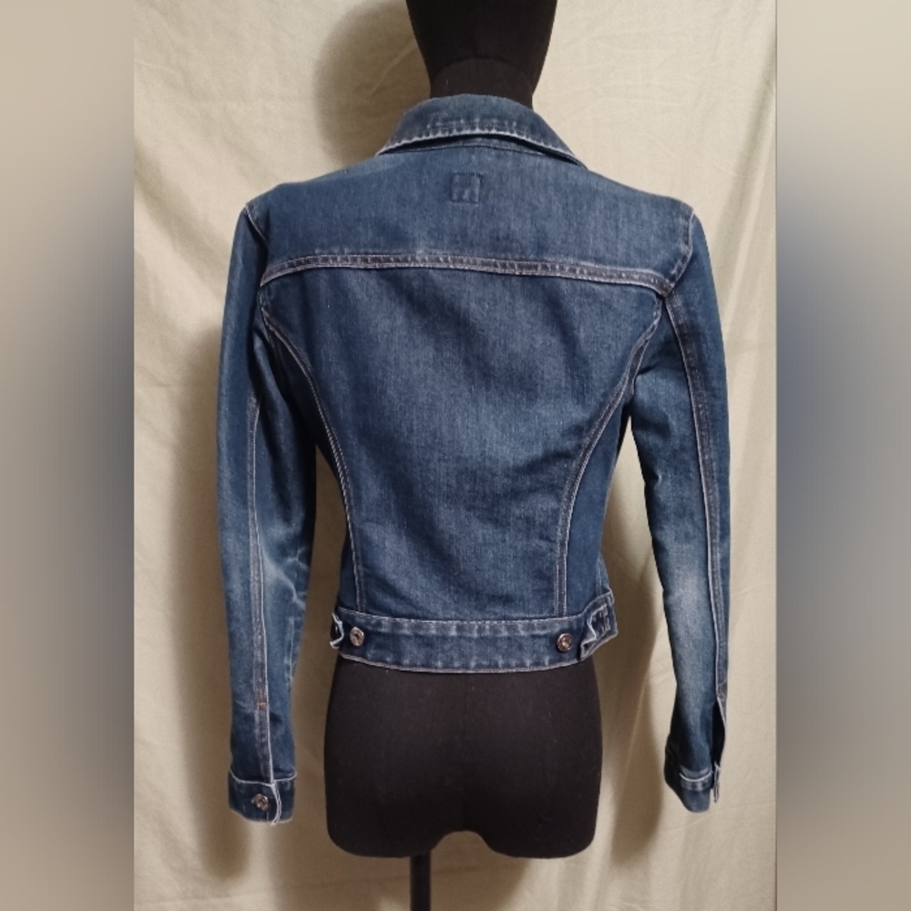 Gap Vintage Blue Faded Wash Iconic Trucker Denim Jean Jacket - Picture 7 of 11